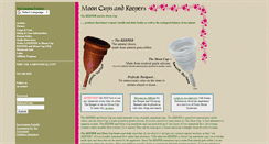 Desktop Screenshot of mooncupsandkeepers.com